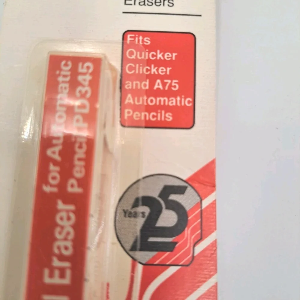 Pentel PD345 Quicker Clicker and A75 Erasers Refill Automatic Pencil